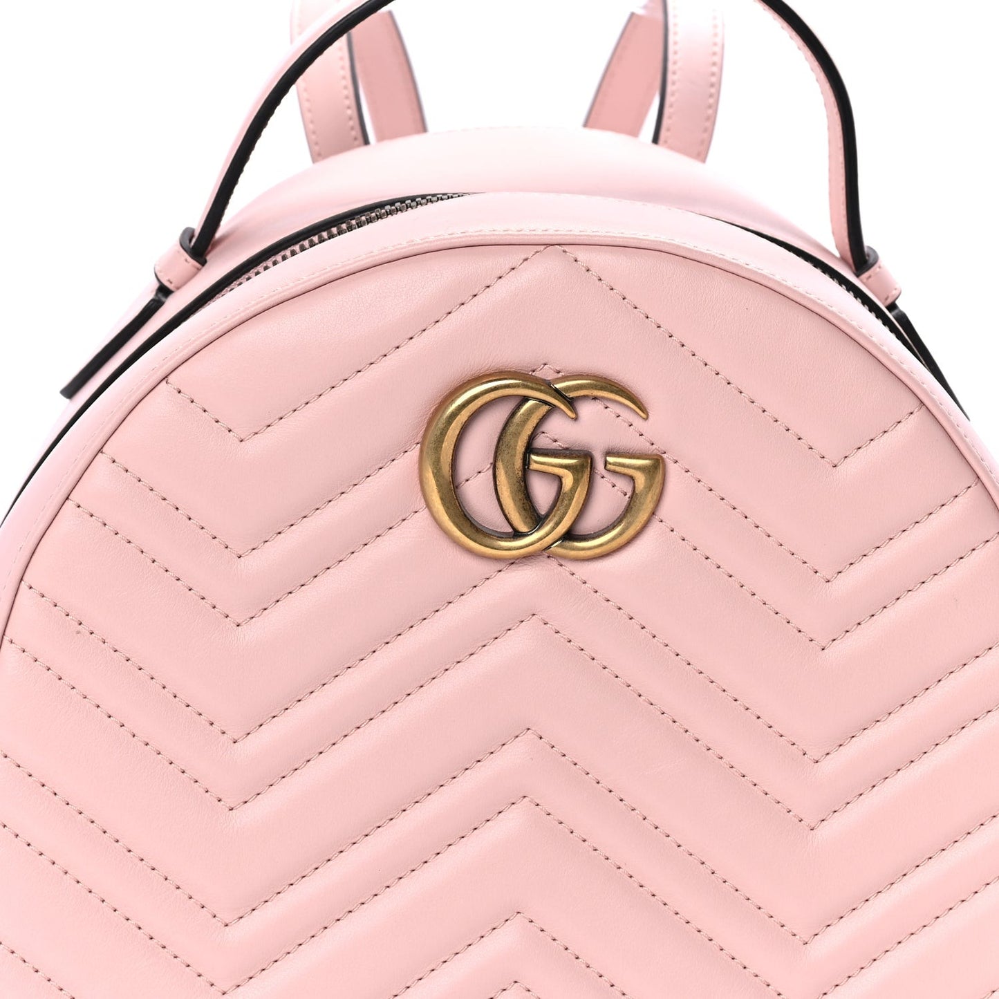 Calfskin Matelasse GG Marmont Backpack Porcelain Rose