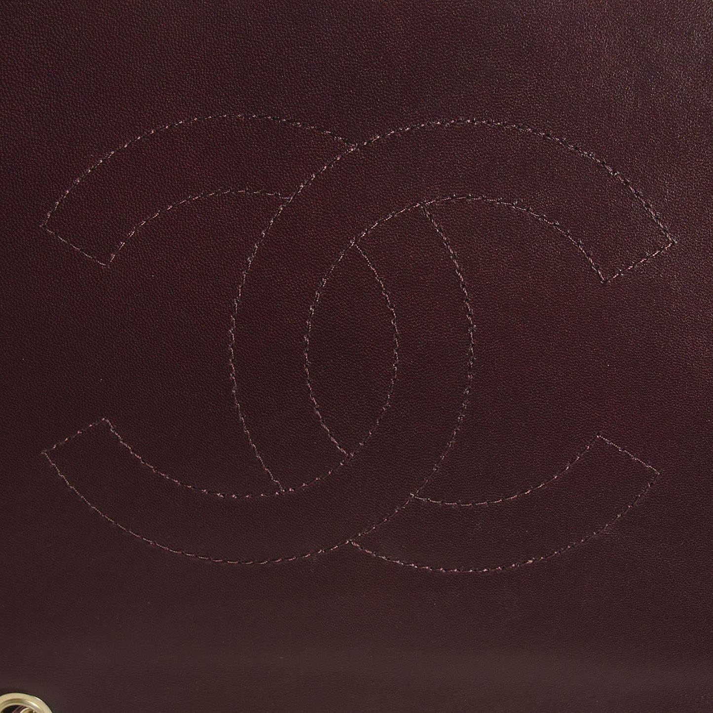 Lambskin Quilted Medium Diamond CC Flap Burgundy