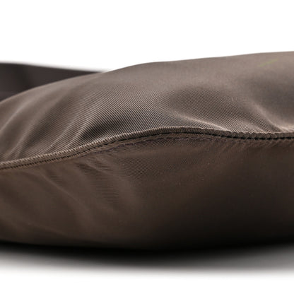 Prada Re-Nylon Saffiano Pocket Flat Messenger Bag Cacao 9 of 10