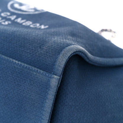 Chanel Canvas Medium Deauville Tote Blue 9 of 27