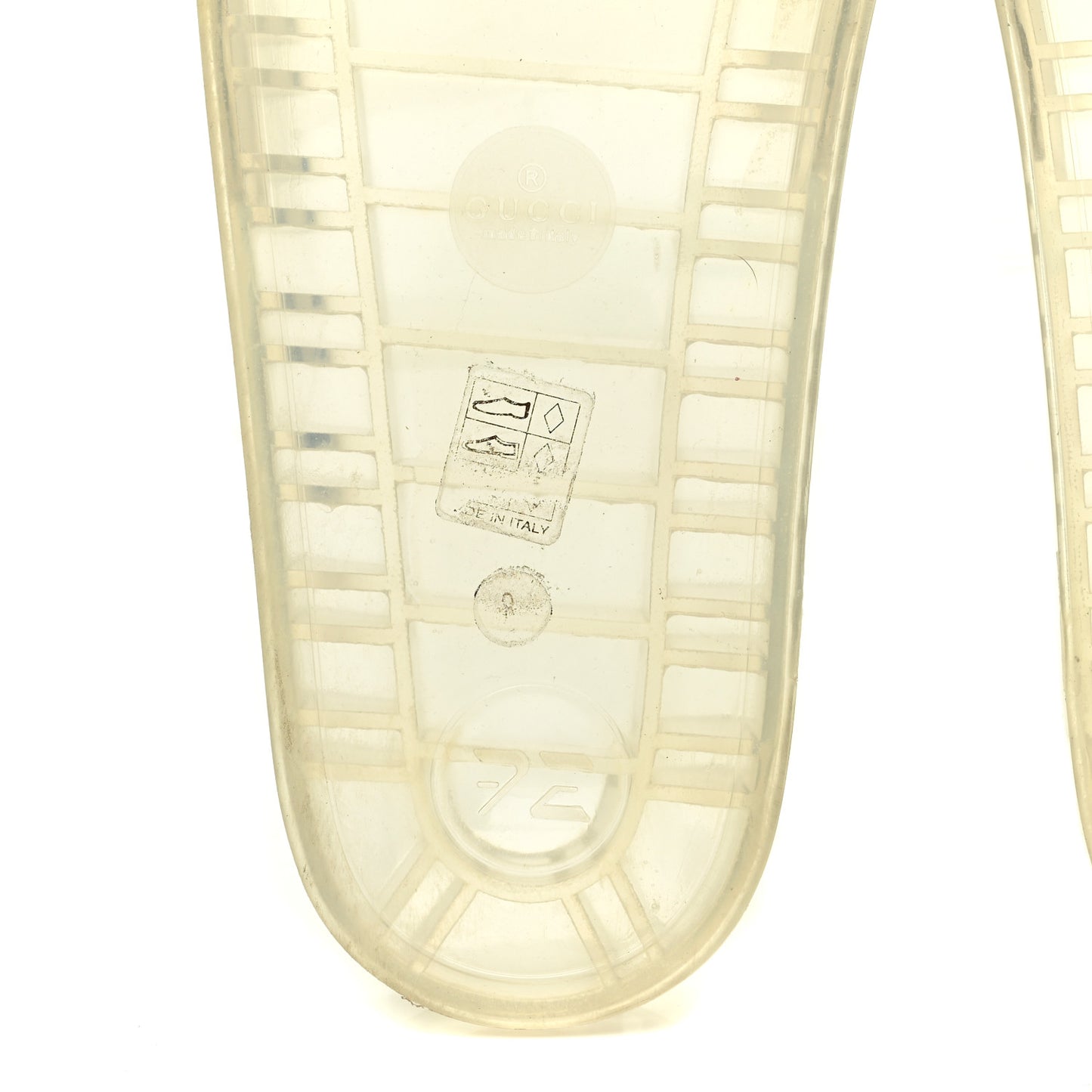 Rubber Mens Pursuit Slide Sandals 8 Transparent