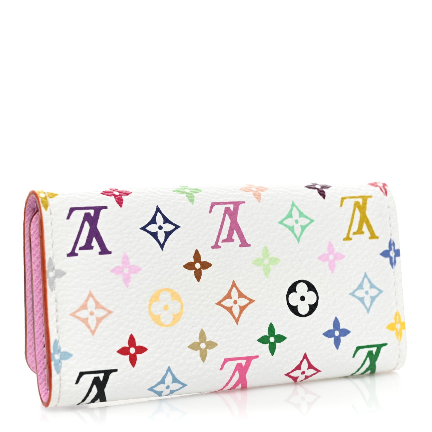 Monogram Multicolor Multicles 4 Key Holder White Litchi