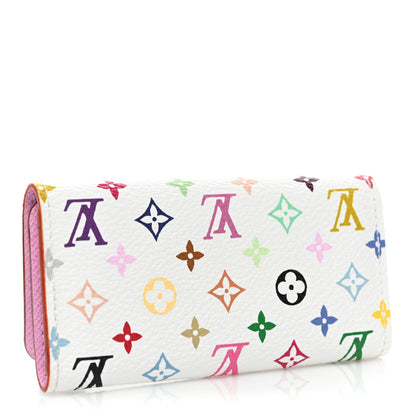 Louis Vuitton Monogram Multicolor Multicles 4 Key Holder White Litchi 3 of 7