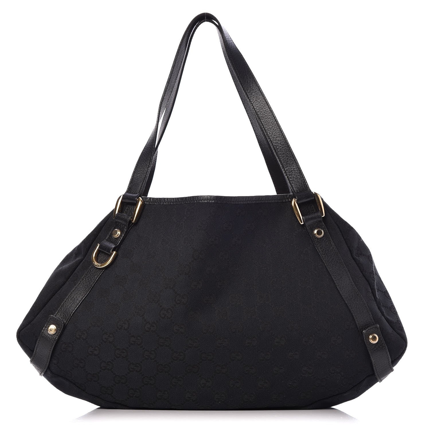 Gucci Monogram Medium Abbey Shoulder Bag Black 1 of 12