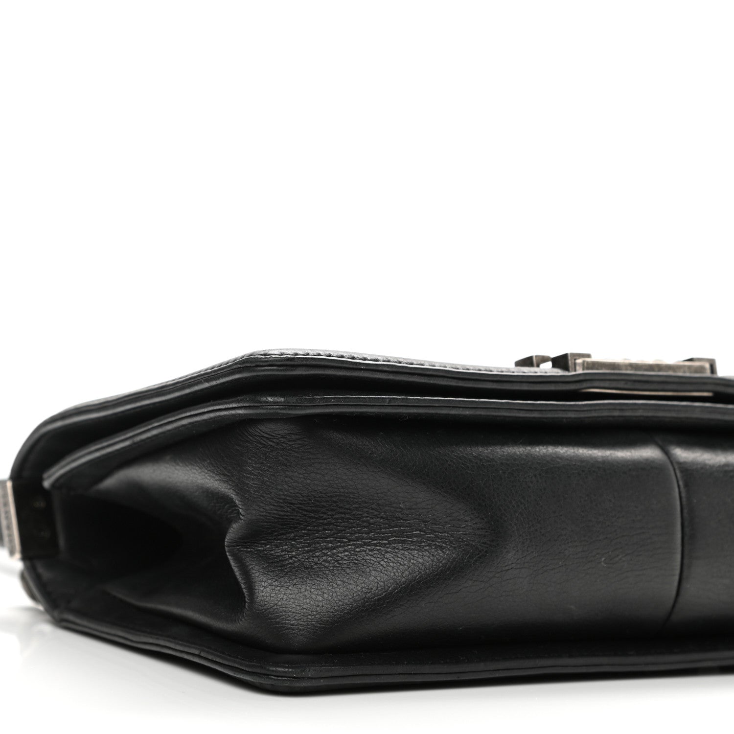 Chanel Lambskin Quilted Medium Boy Flap Black 9 of 13