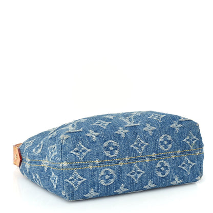 Louis Vuitton Monogram Denim Hills Pochette  Blue 3 of 9