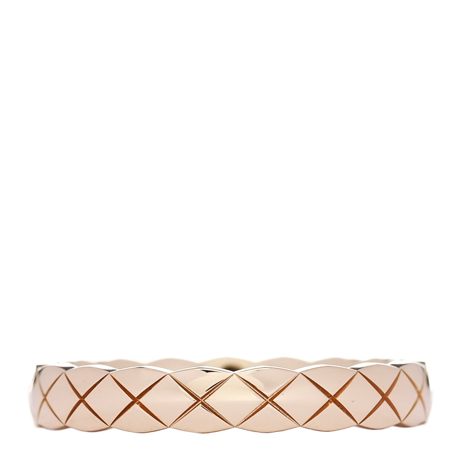 Chanel 18K Beige Gold Mini Coco Crush Ring 54 6.75 1 of 5