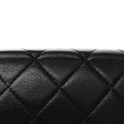 Chanel Caviar Quilted Yen Wallet Black 12 of 14