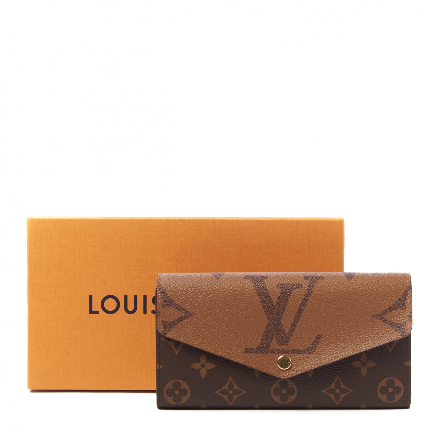 Reverse Monogram Giant Sarah Wallet