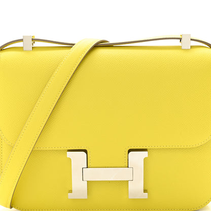 Hermes Epsom Constance 1-24 Lime 9 of 12
