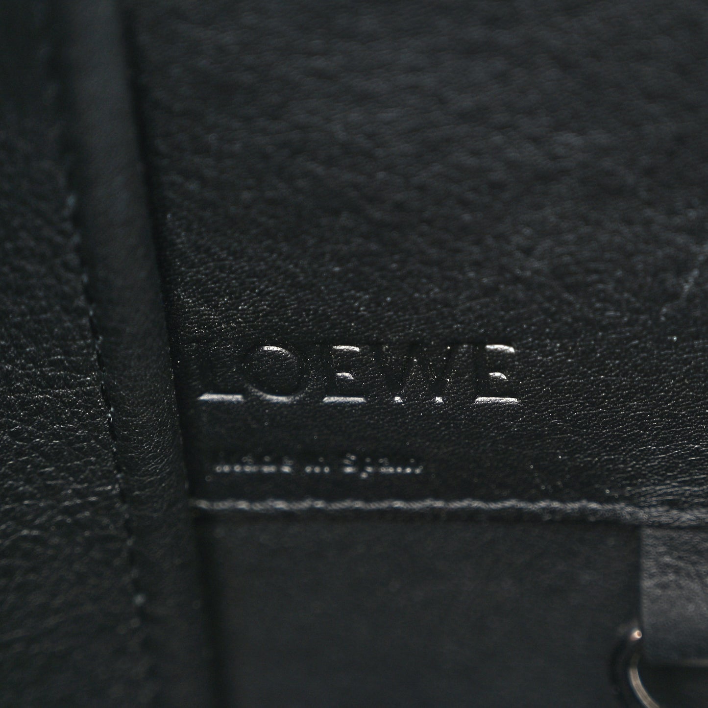 Calfskin Small Hammock Shoulder Bag Grey Black