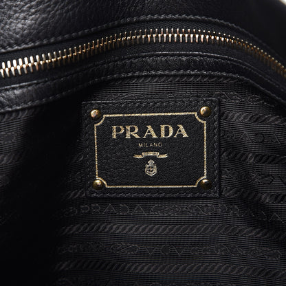 Prada Vitello Daino Tote Nero Black 7 of 13