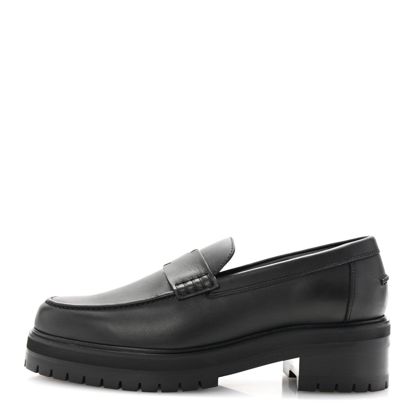 Calfskin Ivy Loafer 38 Black
