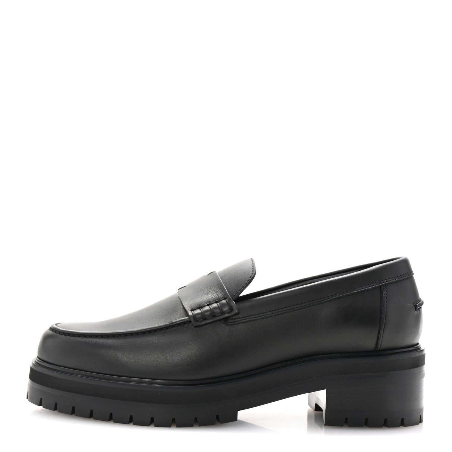 Hermes Calfskin Ivy Loafer 38 Black 1 of 7