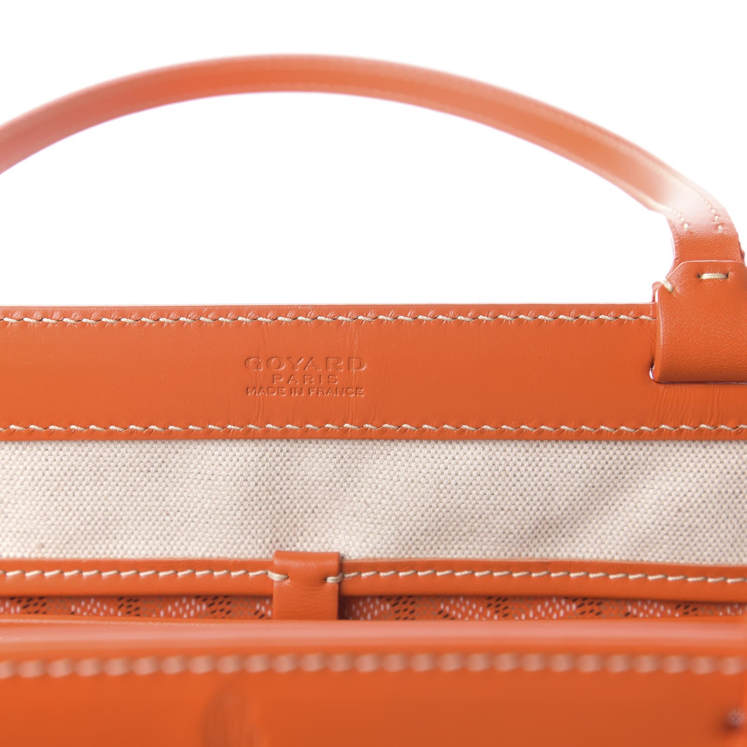 Goyard Goyardine Bellechasse PM Orange 4 of 8
