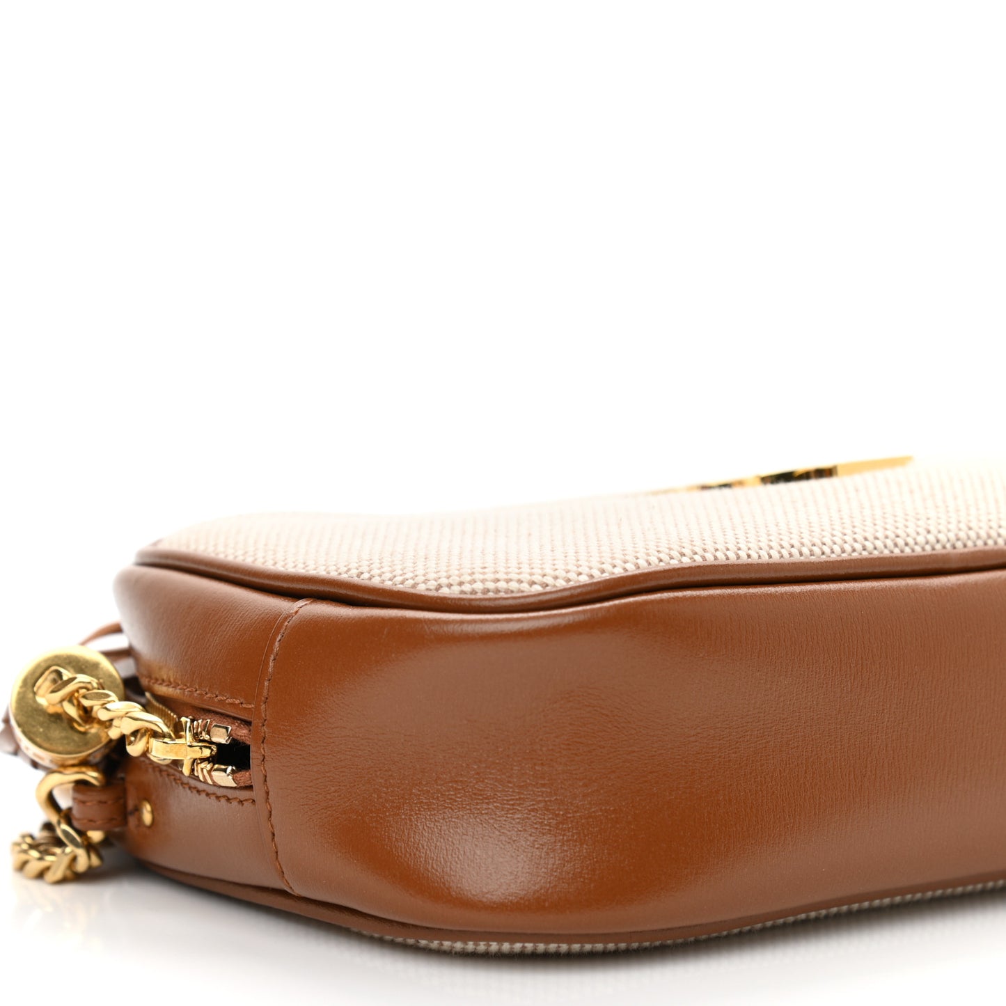 Cotton Monogram Mini Lou Camera Bag Beige Brick