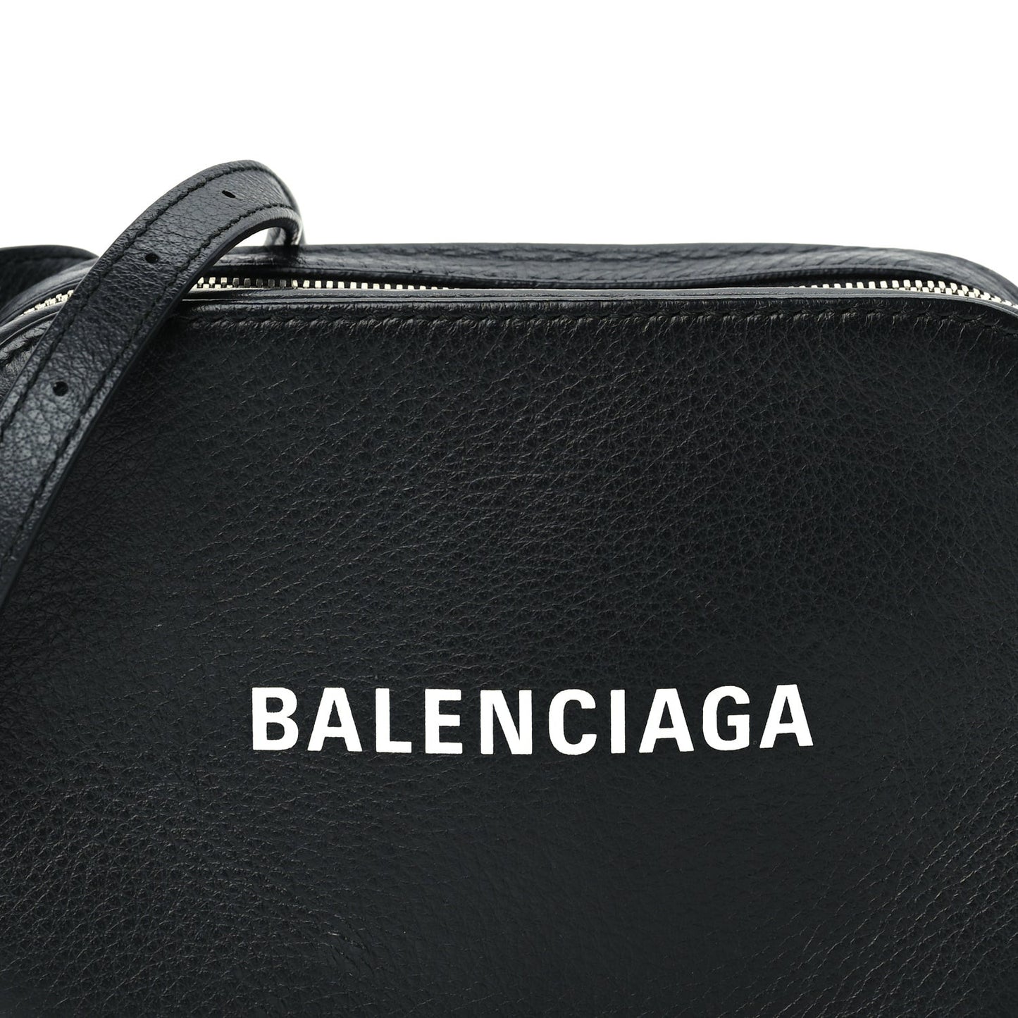 Calfskin Logo XS Everyday Camera Bag Black
