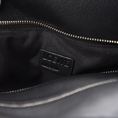 Loewe Calfskin Zipper Puzzle Bag Black 8 of 9