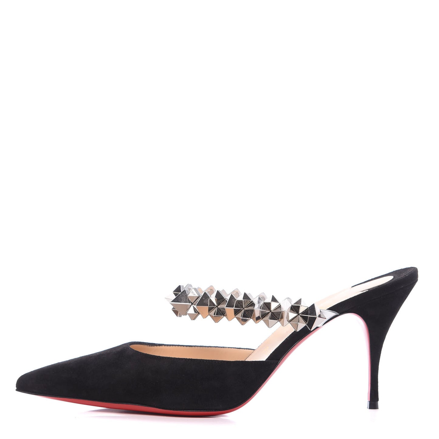 Veau Velours Specchio Planet Choc 80 Mule 40.5 Black