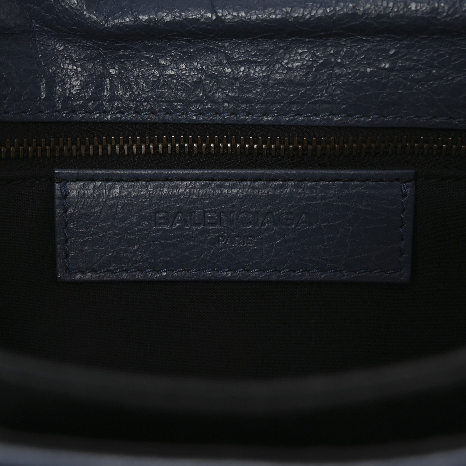 Balenciaga Agneau Classic Hardware Envelope Clutch Bleu Persan 6 of 7