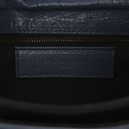 Balenciaga Agneau Classic Hardware Envelope Clutch Bleu Persan 6 of 7