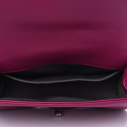 Chanel Velvet Quilted Small Boy Flap Fuchsia 4 of 4
