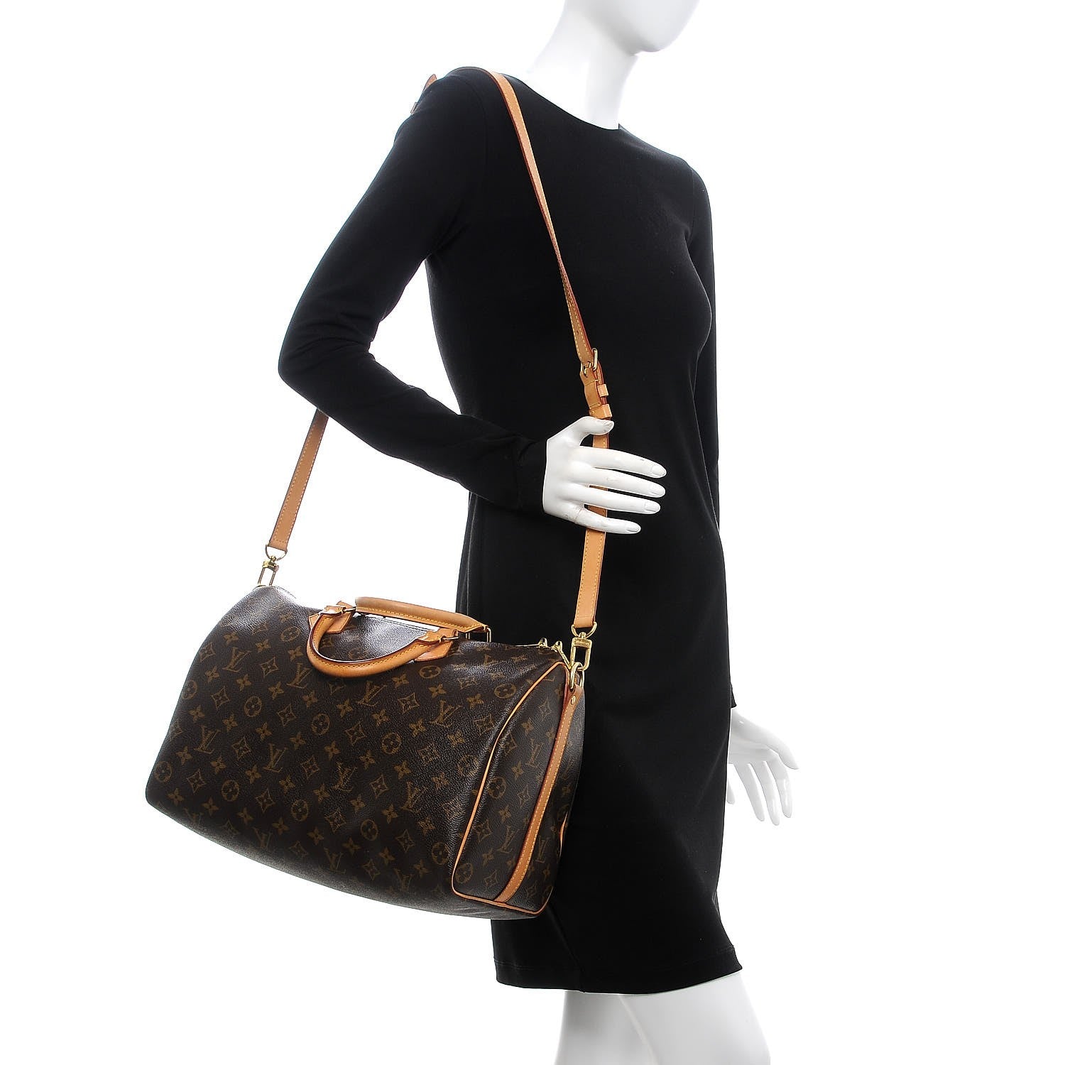 Louis Vuitton Monogram Speedy Bandouliere 35 2 of 10