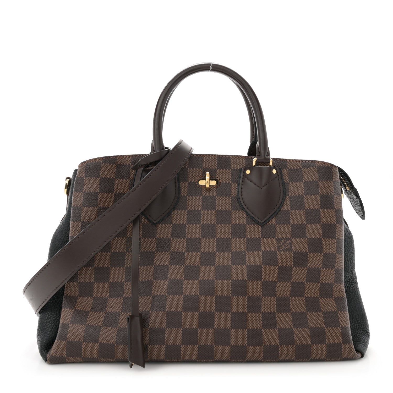 Louis Vuitton Cuir Taurillon Damier Ebene Normandy Black 1 of 16