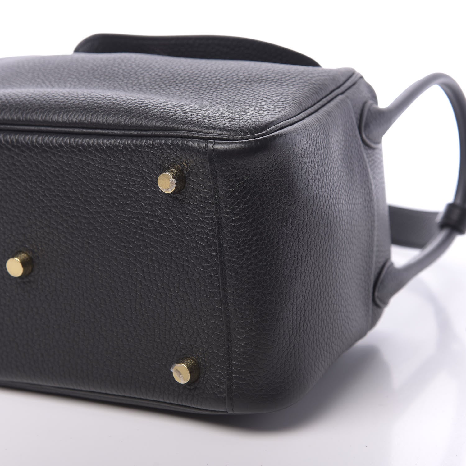 Hermes Taurillon Clemence Lindy 26 Black 10 of 11