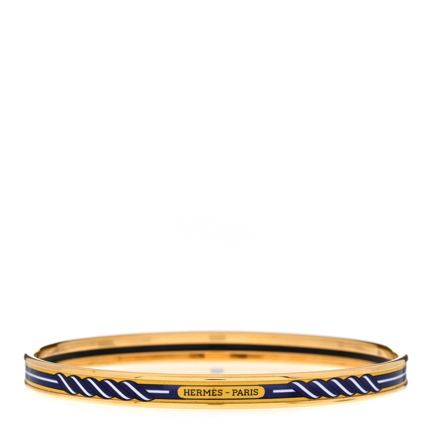 Hermes Enamel Printed Extra Narrow Bracelet 65 1 of 5