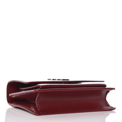 Saint Laurent Calfskin Monogram Sunset Chain Wallet Palissandre 4 of 11