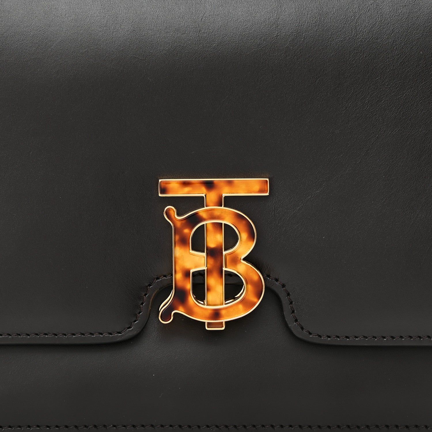 Burberry Calfskin Medium TB Bag Coffee 8 of 17