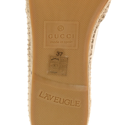 Gucci Canvas Logo Espadrilles 37 Greggio White 6 of 11
