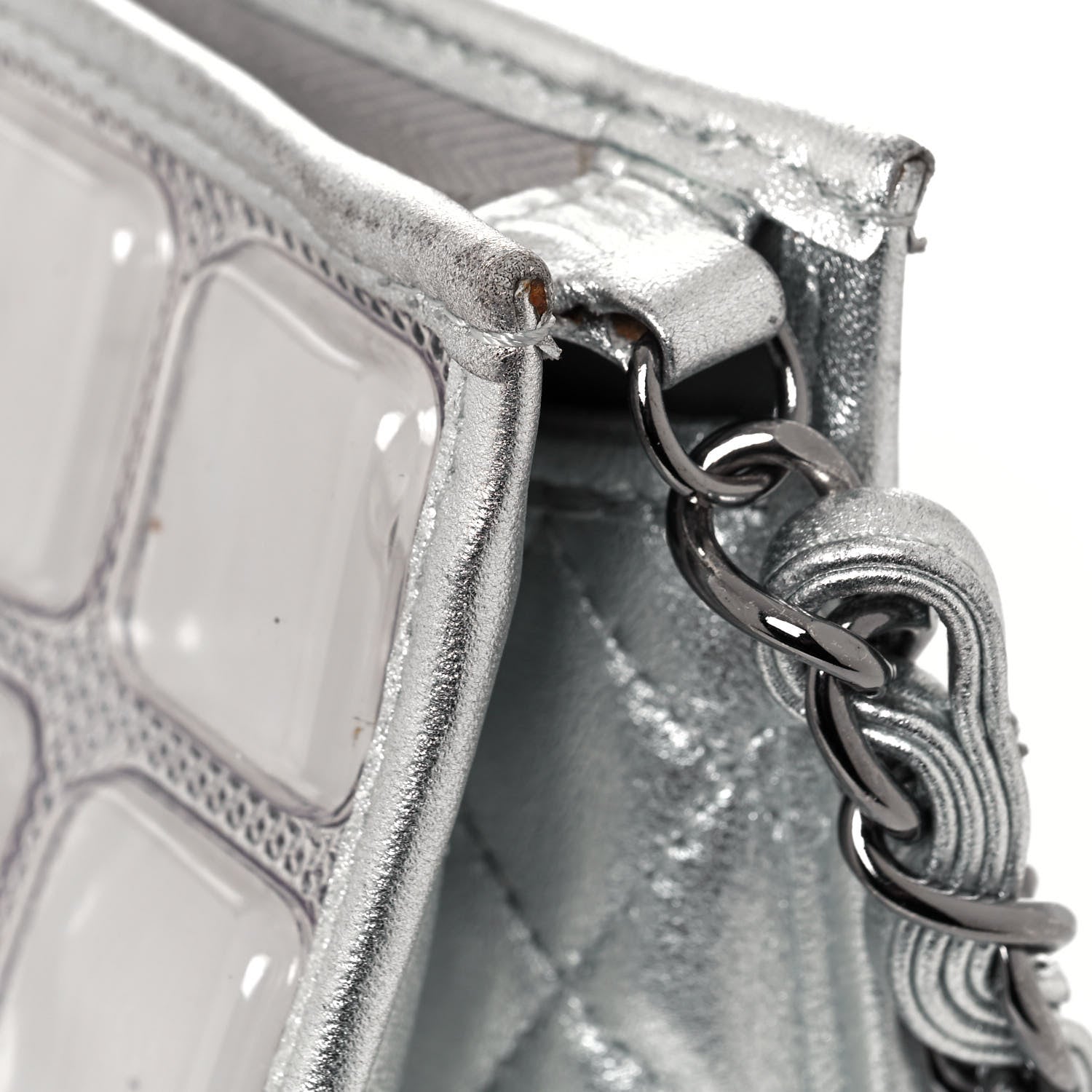 Chanel Vinyl Ice Cube Pochette 12 of 12