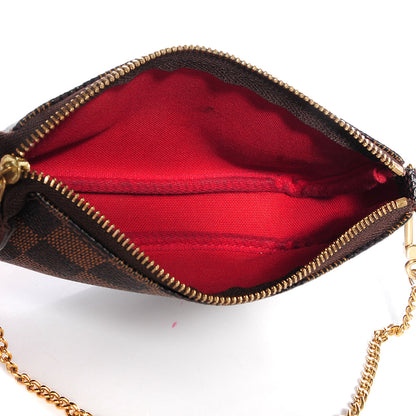 Louis Vuitton Damier Ebene Mini Pochette Accessories 6 of 7