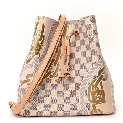 Louis Vuitton Damier Azur Nautical Neonoe MM 1 of 8