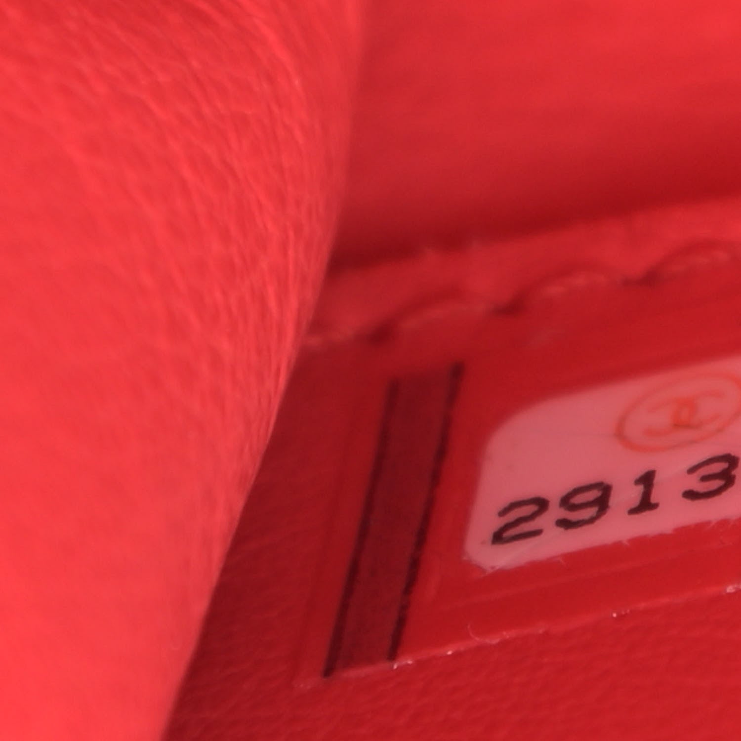 Chanel Caviar Quilted Large CC Filigree Vanity Case Red 7 of 10