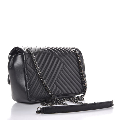 Chanel Lambskin Small CC Crossing Flap Black 3 of 8