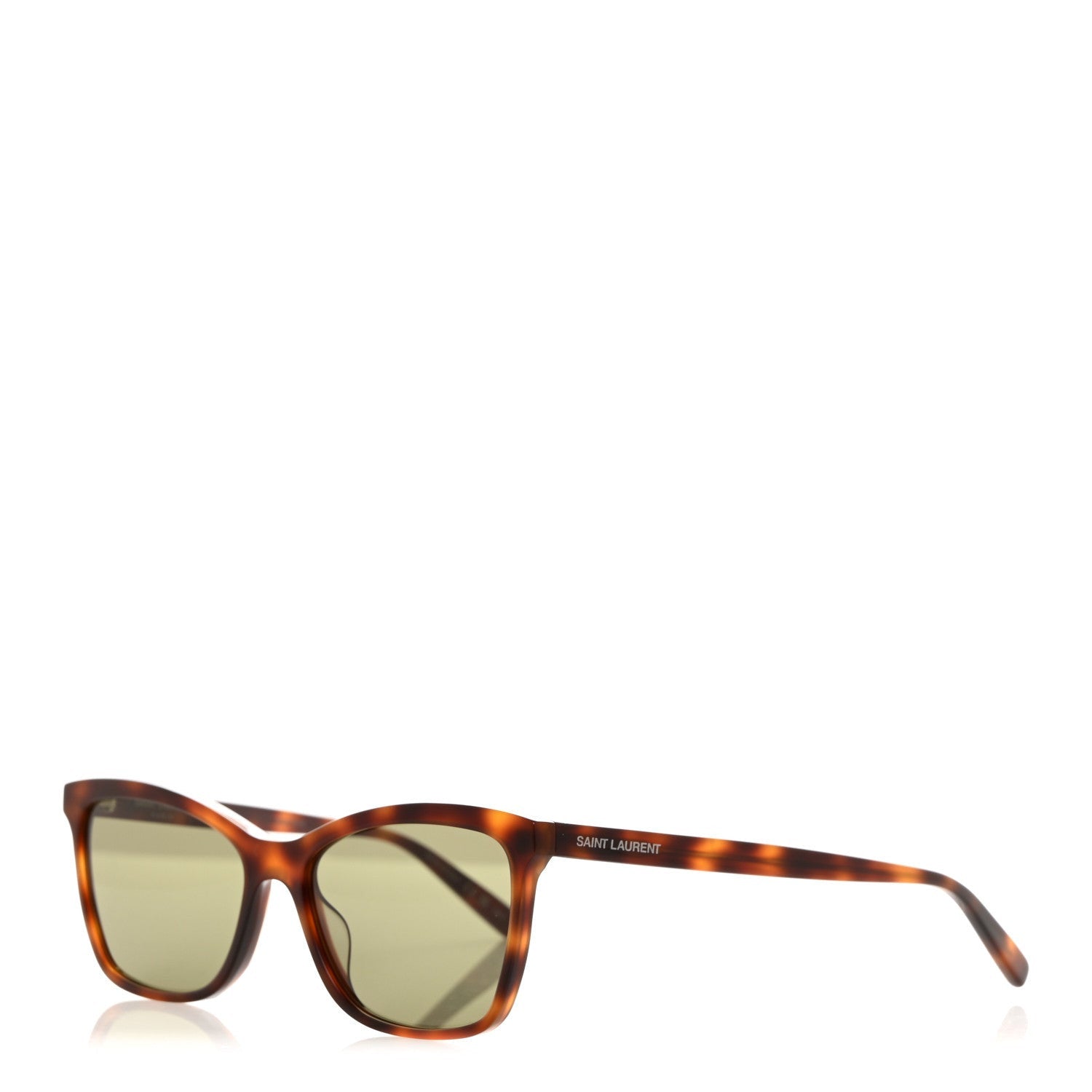 Saint Laurent Acetate Sunglasses SL 502 Havana 1 of 7