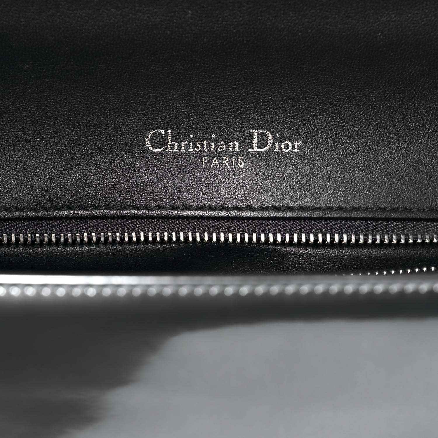 Christian Dior Metallic Patent Micro-Cannage Small Diorama Flap Bag Silver 10 of 18
