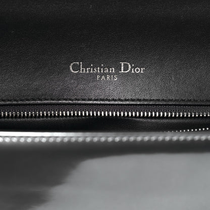 Christian Dior Metallic Patent Micro-Cannage Small Diorama Flap Bag Silver 10 of 18