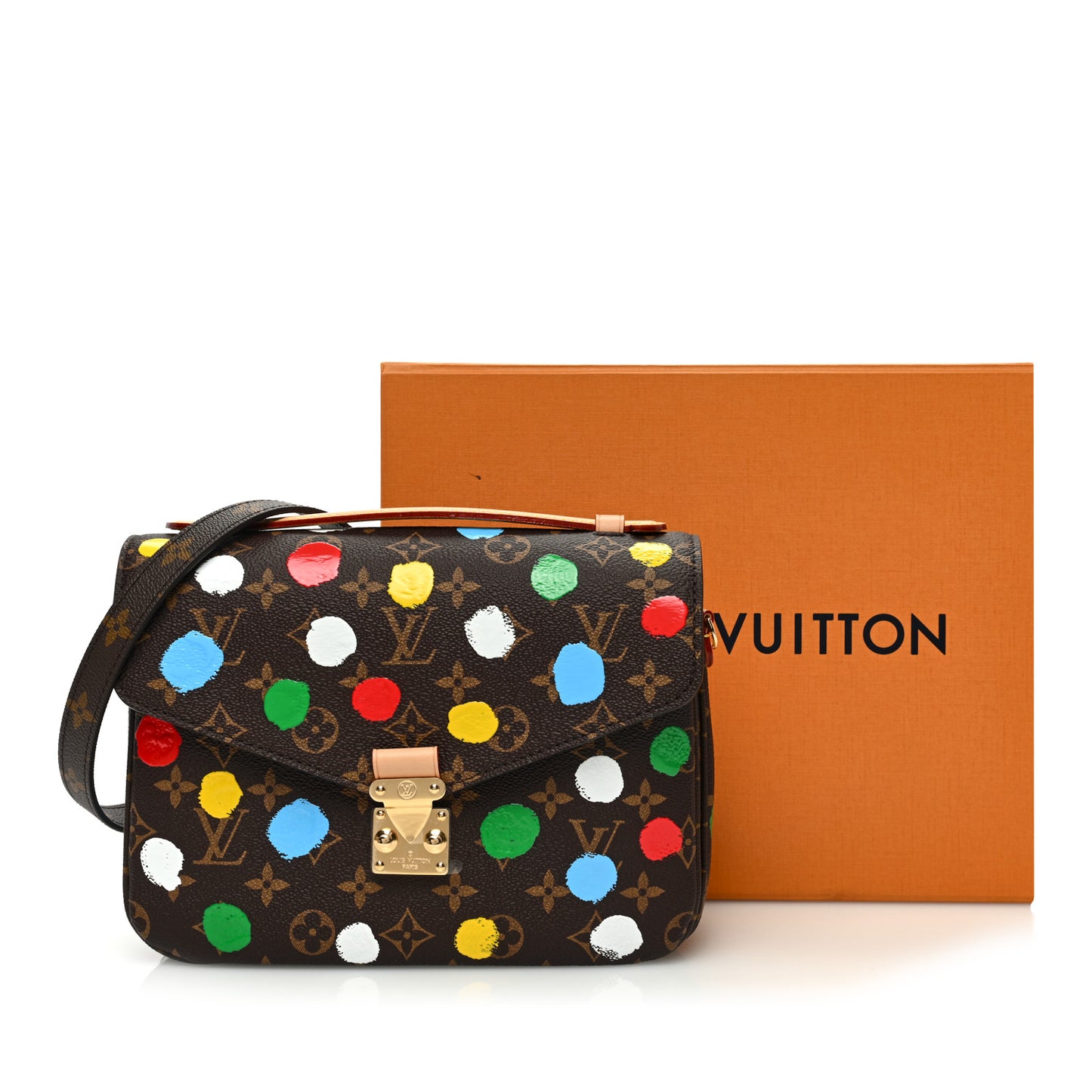 LV x YK Monogram Dots Pochette Métis