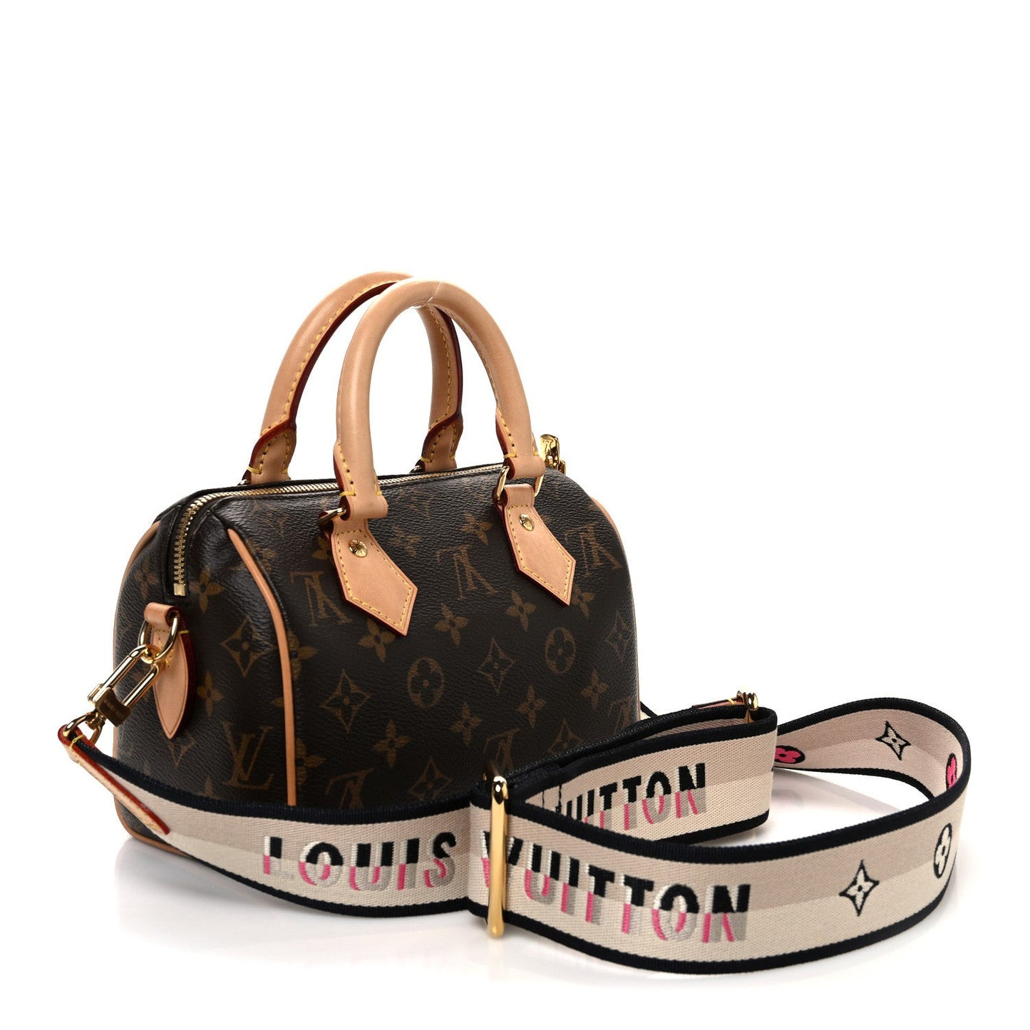 Monogram Speedy Bandouliere 20 Black