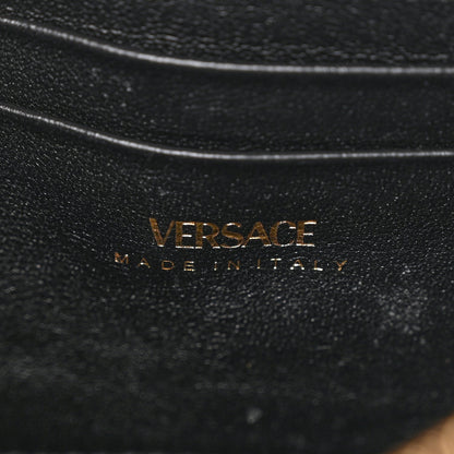 Versace Nappa Quilted Virtus Clutch Bag Black 5 of 10