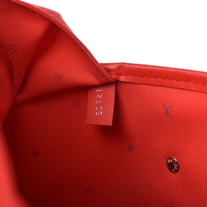 Louis Vuitton Monogram Escale Neverfull MM Rouge 9 of 10