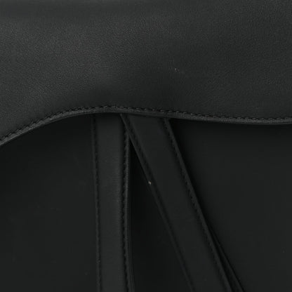 Christian Dior Ultra Matte Calfskin Saddle Bag Black 7 of 10
