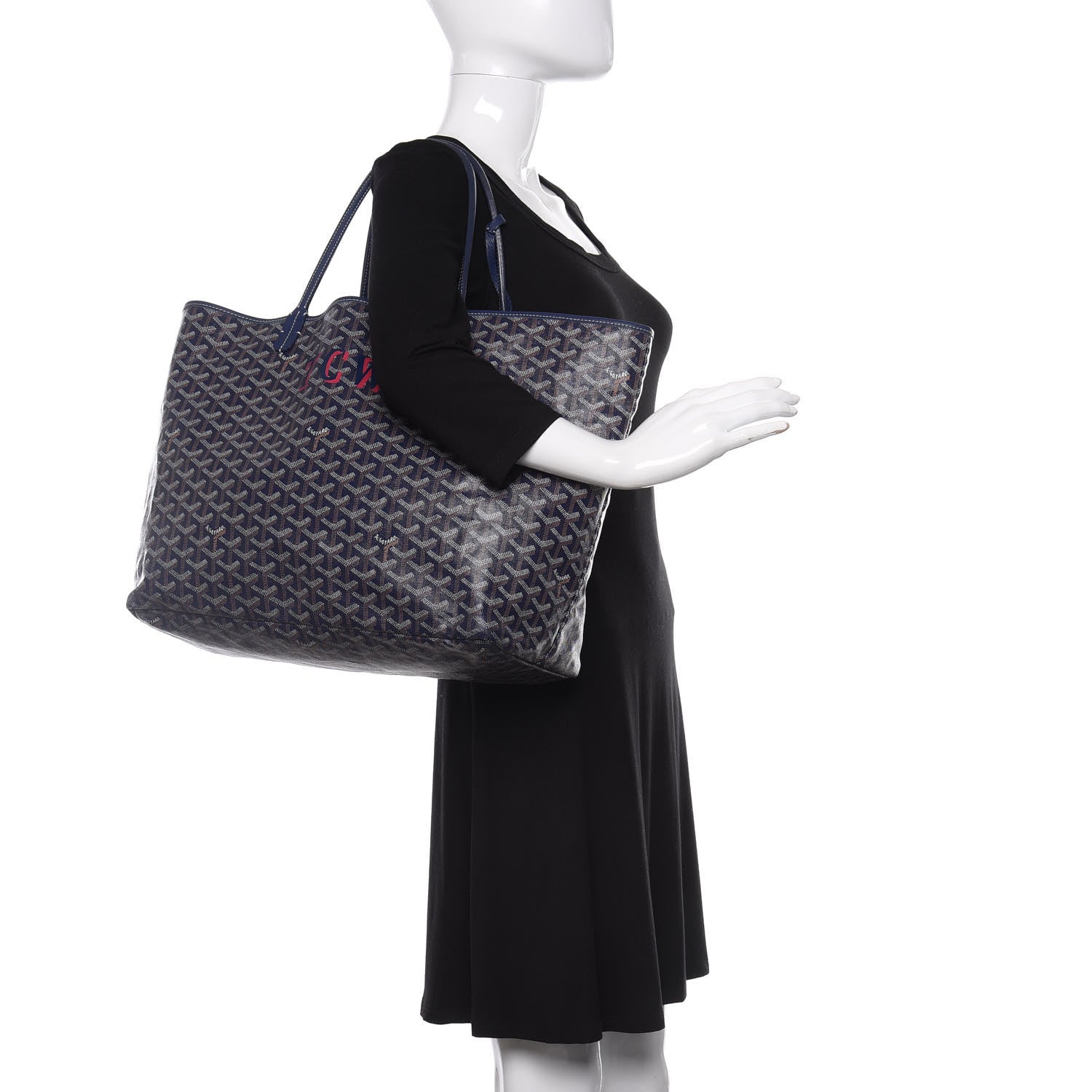 Goyard Goyardine Saint Louis GM Navy 2 of 8