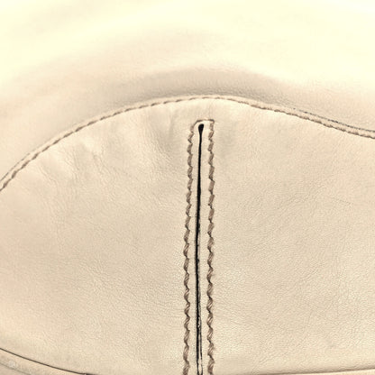 Gucci Calfskin Peggy Bamboo Top Handle Hobo Ivory 12 of 23