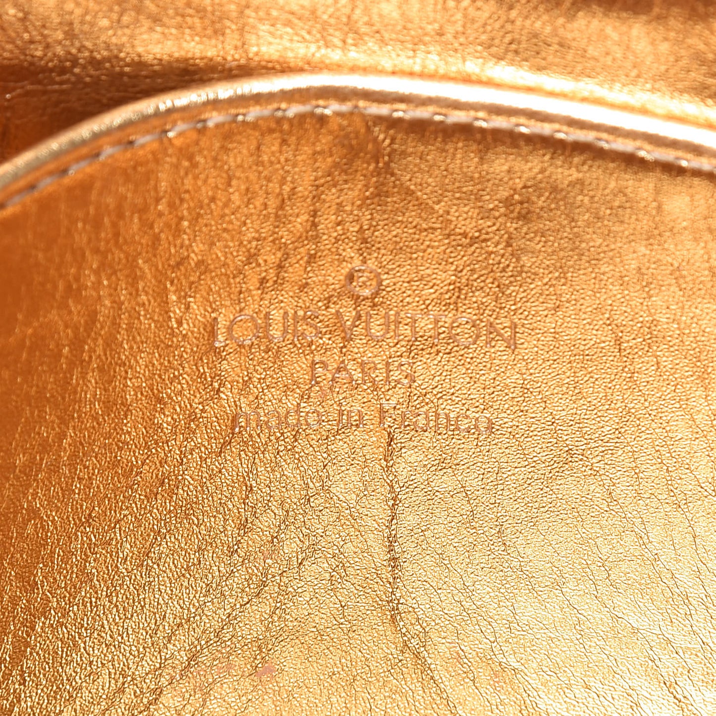 Monogram Miroir Trousse Cosmetic Bag Gold