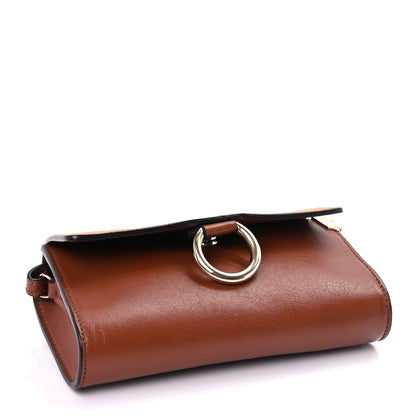 Chloe Suede Calfskin Small Faye Shoulder Bag Tobacco 3 of 8